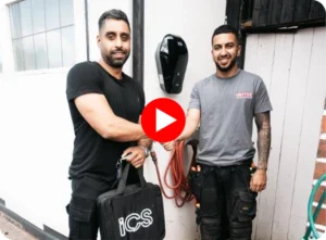 Ubitec commercial ev charger installation