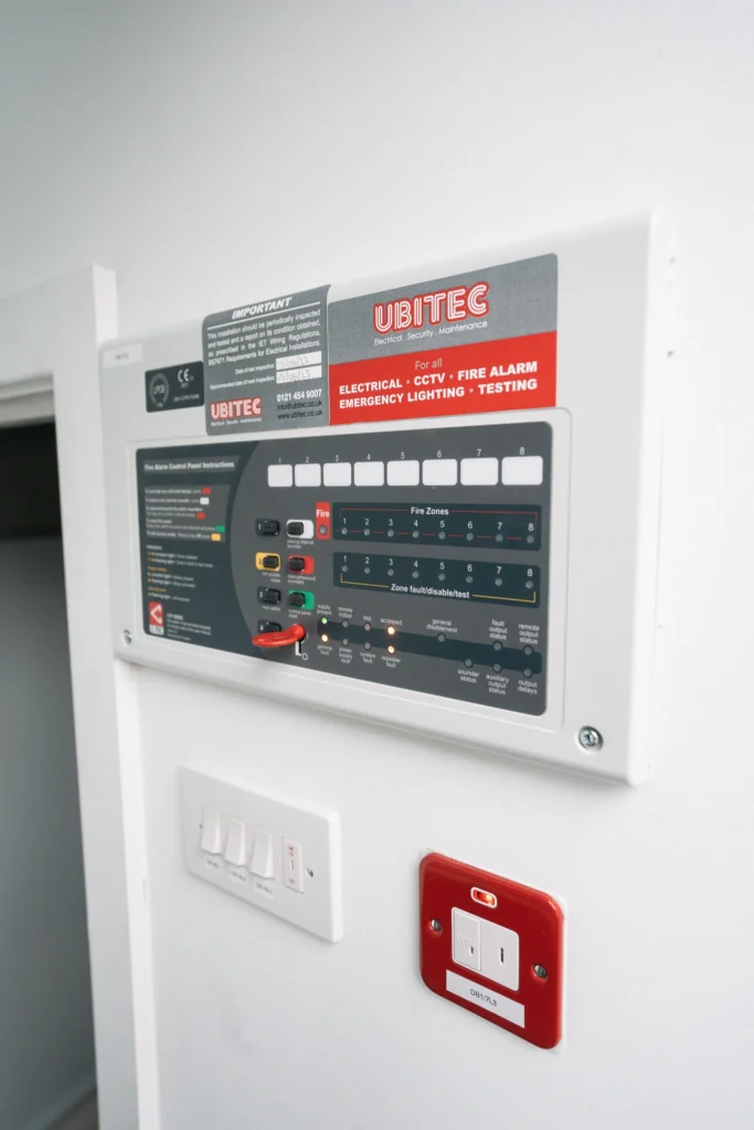 Ubitec commercial control panel.