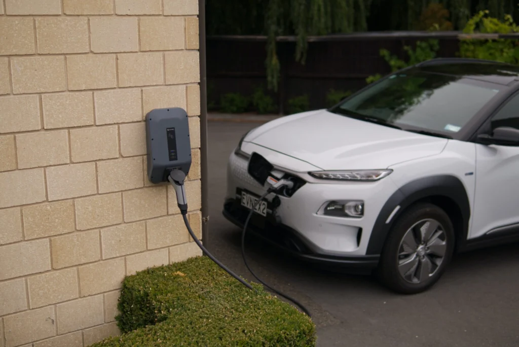 domestic ev charger, charging a ev